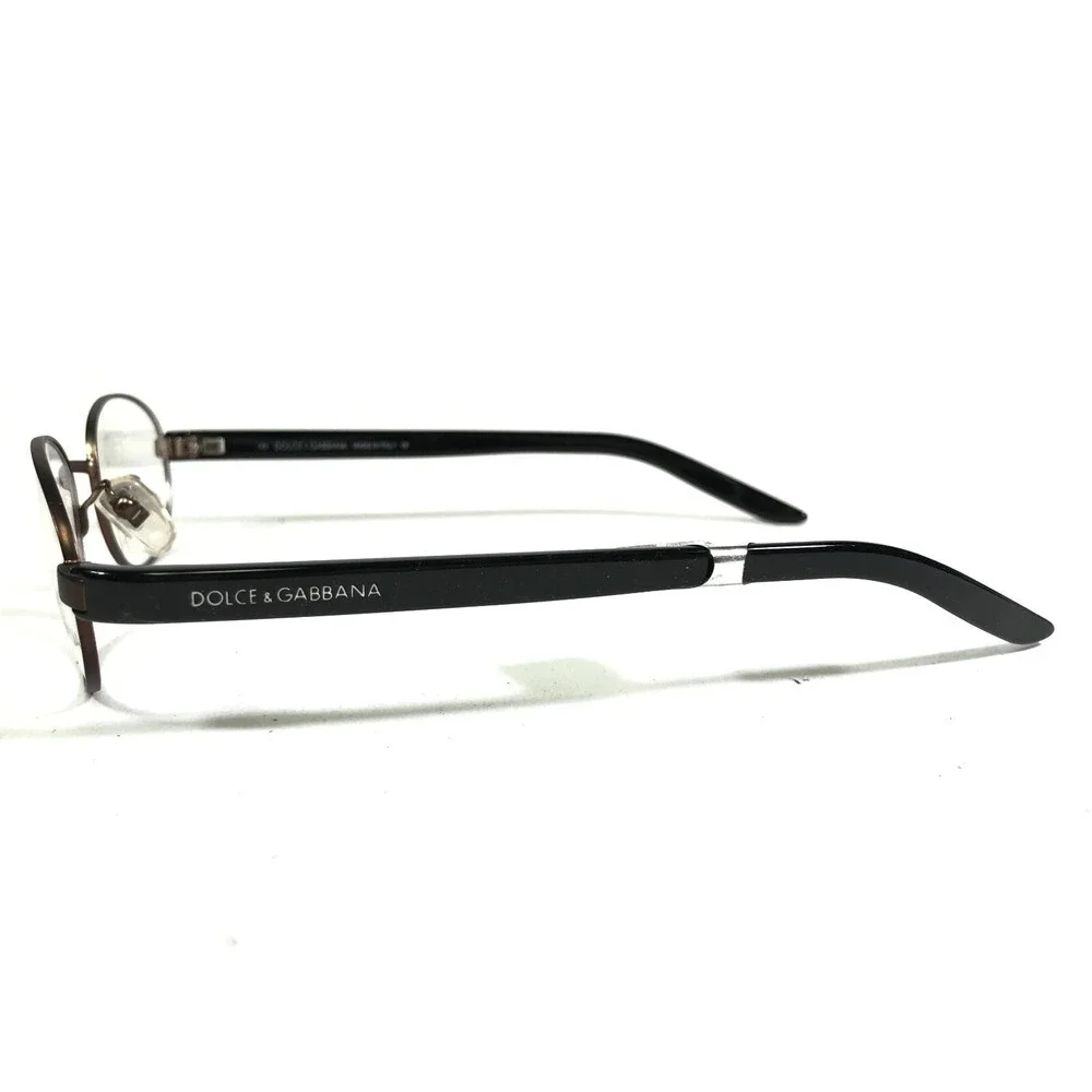 Dolce & Gabbana DG 119 445 Eyeglasses Frames Black Brown Round 50-18-140